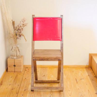 ふるさと納税 美咲町 【裏地あり(グレー)】ランドセルチェア DIYキット　ウォールナット塗装 |  | 01