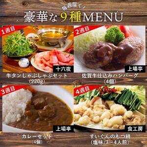 人気のおかずを毎週お届け！便利な晩ごはん定期便【全9回配送（初回デザート付）】／ 定期便 【Z027】