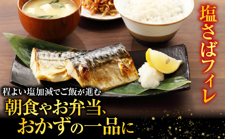 ＜12月14日決済分まで年内配送＞お刺身トラウトサーモン1.5kg、塩さばフィレ1枚×20P C-09021