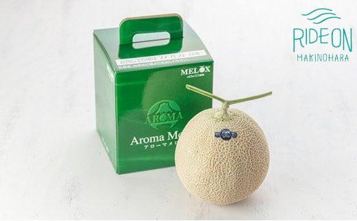 013-68 アローマメロン 富士級1.4k 1玉 化粧箱 入り 甘い 高級品 ブランド 機能性表示食品