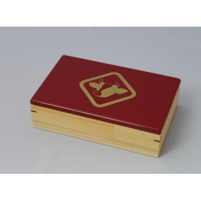 ふるさと納税 海南市 Njeco汎バターケース/赤　1個