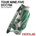 【ふるさと納税】TOUR NINE.FIVE DCC766 グリーン×ホワイト | ゴルフ golf ゴルフ用品 スポーツ スポーツ用品 DOCUS ドゥーカス ギフト 贈答 景品 茨城県 古河市 キャディバッグ キャディーバッグ キャディバック プレゼント お祝 ギフト 贈答 贈り物 記念品 景品 _EO88