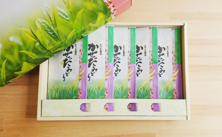 【鹿児島県産緑茶】かせだみどり（80g×5袋） お茶 茶葉 日本茶 緑茶 飲料 飲み物 ギフト 贈答用 国産 鹿児島県産