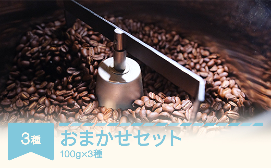 
コーヒー おまかせセット 100g×3種セット コーヒー豆 選べる 挽き方 ラビットビレッジコーヒー 自家焙煎 スペシャルティコーヒー 珈琲 福袋 rv-cfomx300
