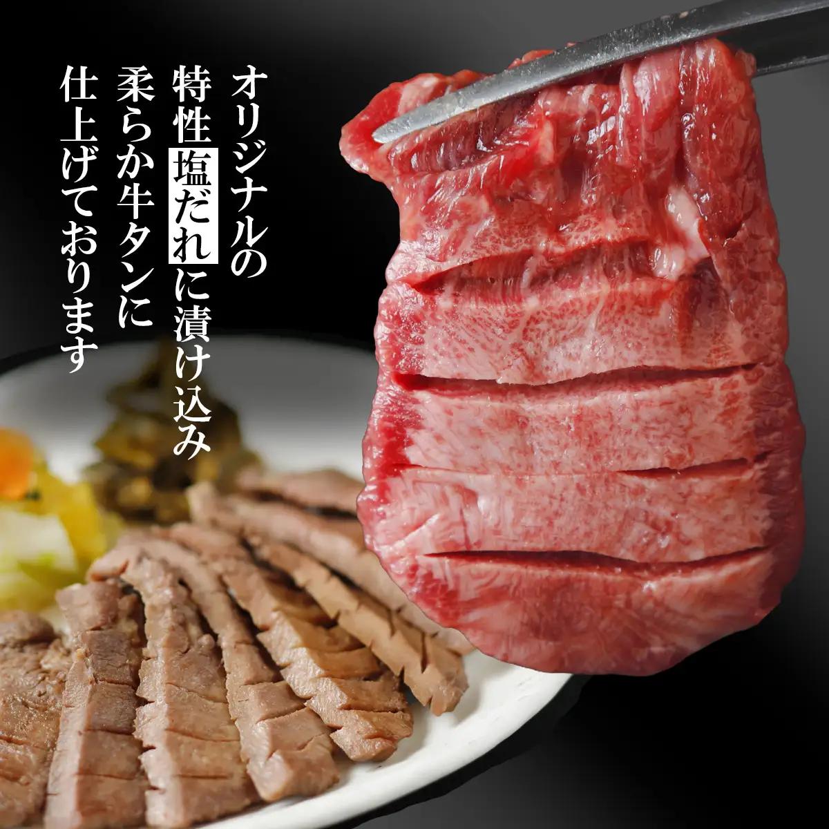 牛タン 厚切り牛タン 塩タン 1kg (500g×2) 大崎市 