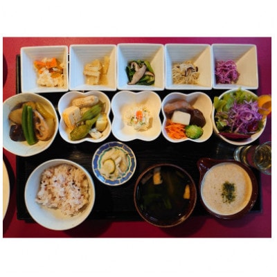 大人気!レストラン 自然薯の里 ランチチケット「数量限定 本日の野菜セット」 4食分【1561011】