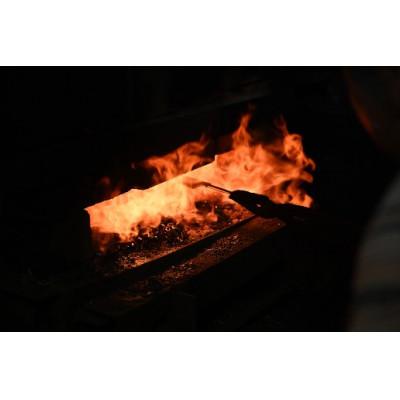 ふるさと納税 大牟田市 【刀匠四郎國光一門】《刀鍛冶が造る本格包丁》特別黒打菜切り包丁柳刃(両刃) |  | 02