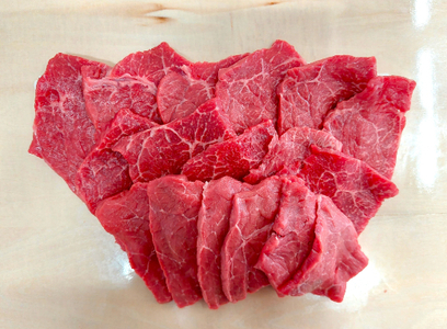 【寛閑観】近江牛厳選『赤身』焼肉用　350g【冷蔵】【FR14SM】