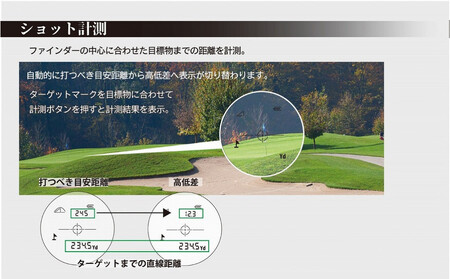 【訳あり】ショットナビ レーザースナイパーX1 Fit2 1000 カラー：ブラック