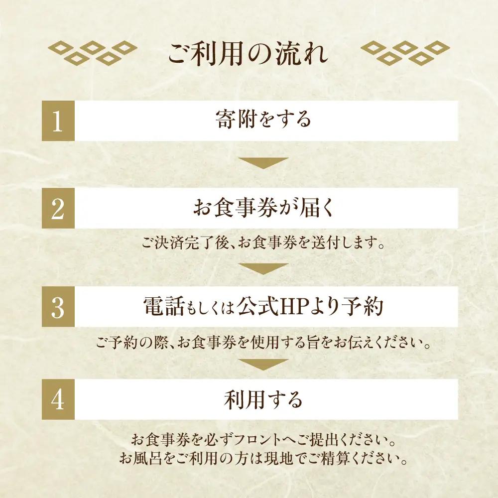 八ツ三館 2名様 ディナーお食事券 [ステーキ会席] 食事