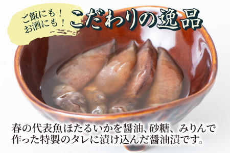 【先行予約】ほたるいか醤油漬　6パック詰合せ ご飯にもお酒にもぴったり【2024年5月下旬より順次発送】