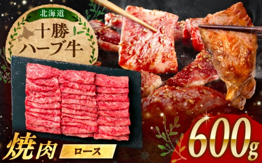 北海道 十勝 ハーブ牛 ロース 焼肉 600g （200g×3） 《足寄町》【株式会社ノベルズ食品】 [BEAQ034] 牛肉 牛 肉 にく ニク 牛ロース 焼肉 焼肉用 焼き肉 やきにく ヤキニク 36000 36000円