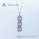 【ふるさと納税】【高島屋選定品】ARC-EN-CIEL プラチナダイヤモンドペンダント（ダイヤ 合計 1カラット）65N0020