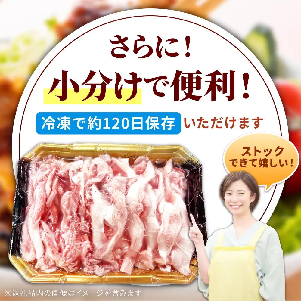 肥前さくらポーク 切り落とし 500g × 2パック 計 1kg 切り落とし 豚 豚肉 吉野ヶ里町/上場食肉[FDQ006]