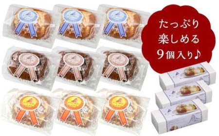 まったーほるん セット 3種 9個 | お菓子 ケーキ 愛媛県 松山市 ケーキケーキケーキケーキケーキ【KM006_x】