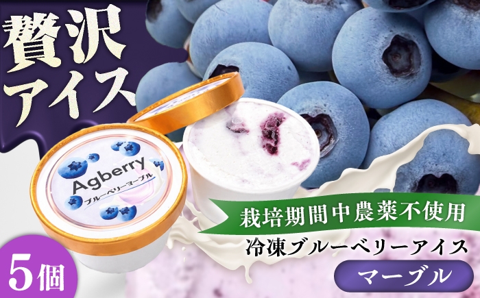 
                  ブルーベリー 冷凍ブルーベリーアイス(ブルーベリーマーブル) 計5個セット / アイス あいす 氷菓子 フルーツ ブルーベリー ぶるーべりー マーブル デザート ブルーベリー おやつ お菓子 カップ ブルーベリー カップアイス 夏 ひんやり 熊本県 冷凍 菊陽町 ブルーベリー 【アグファーム株式会社】 [BHCX018]
                