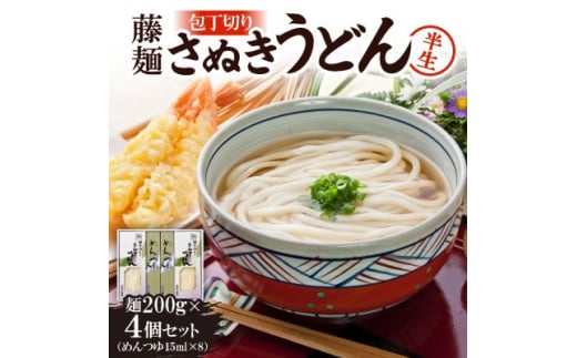 藤麺「包丁切りさぬき半生うどん」AN-20S【1603919】