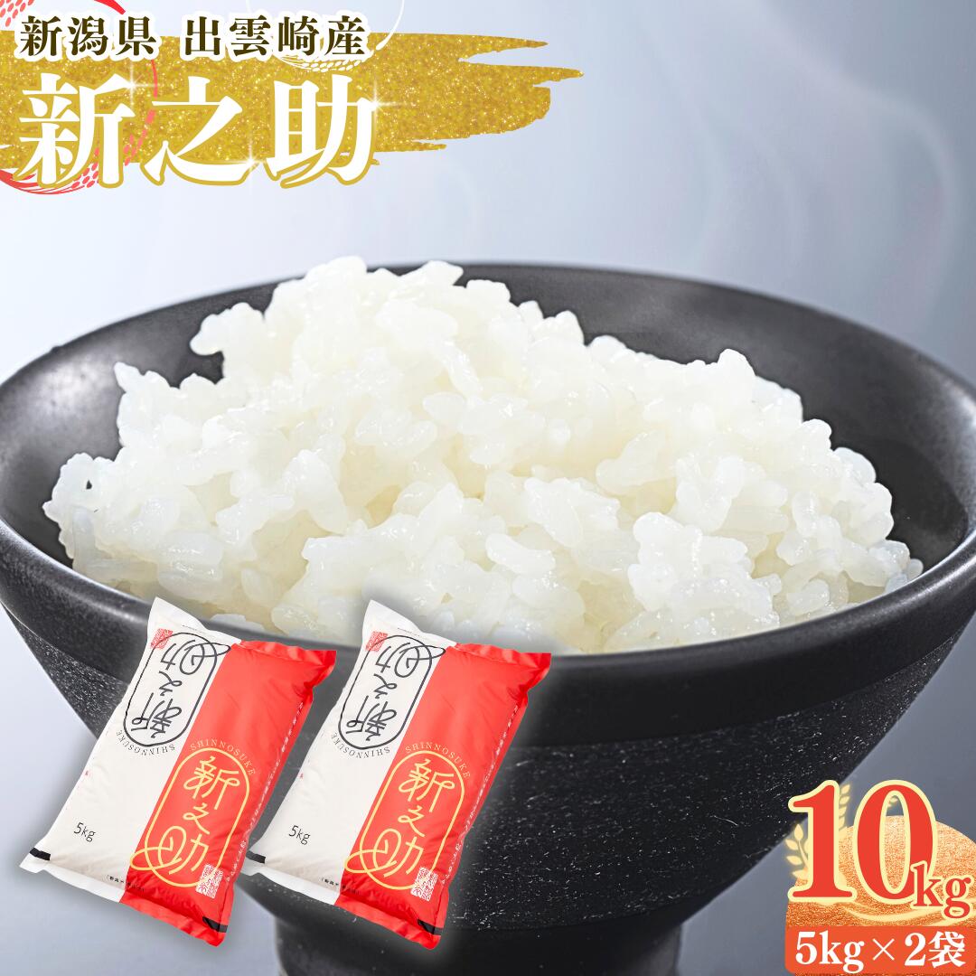 【ふるさと納税】【令和7年産新米】 「新之助」 10kg 新潟県産 出雲崎町産 白米 精米 お米