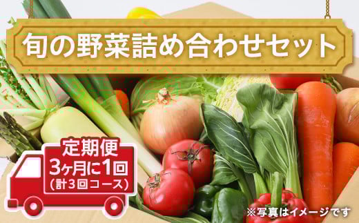 
田舎の頑固おやじ厳選！【定期便】旬の野菜詰め合わせセット3ヶ月に1回(計3回コース)
