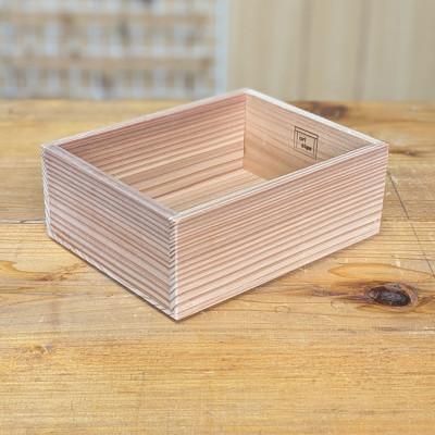 ふるさと納税 河内町 【茨城県伝統工芸品指定】kasane　重ねてつかえる杉の小物入れ(仕切なし) |  | 01