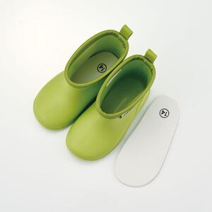 ワッペン付レインブーツ　ディノサウルス　14cm　671319　5-098