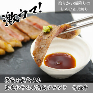 UF02  国産ブランド牛 常陸牛 サーロイン  A4 A5ランク 霜降り 厚切りステーキカット 600ｇ（300g×2枚）牛肉 冷凍 高級 贈答 贈り物 ギフト