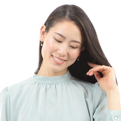 ふるさと納税 伊勢市 K18YGあこや本真珠2WAYフープピアス　1095 |  | 03