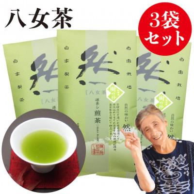 ふるさと納税 八女市 綺麗な「然」パッケージ!樹の抄(いつきのしょう)100g入り3袋セット