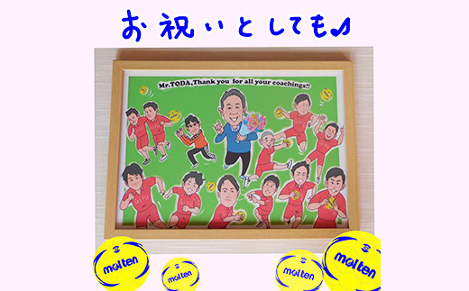 10名～20名のオーダーメイド 似顔絵