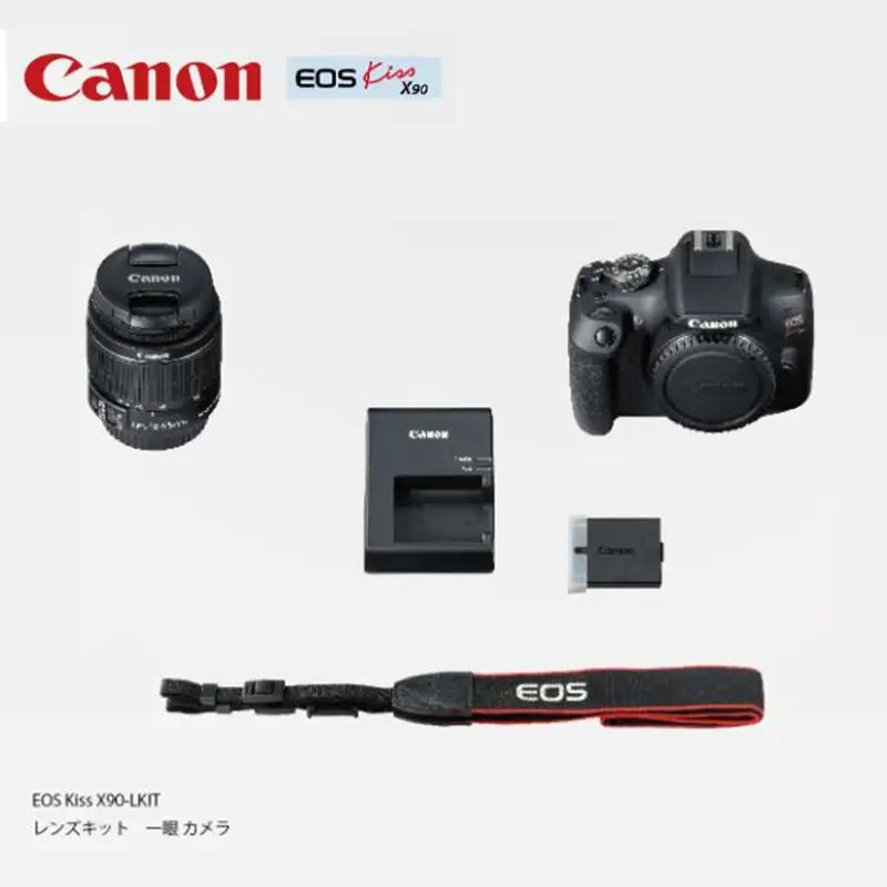 【ふるなびWEEK対象】 カメラ canon EOS Kiss X90 EF-S18-55 IS II レンズキット 一眼レフ カメラ 