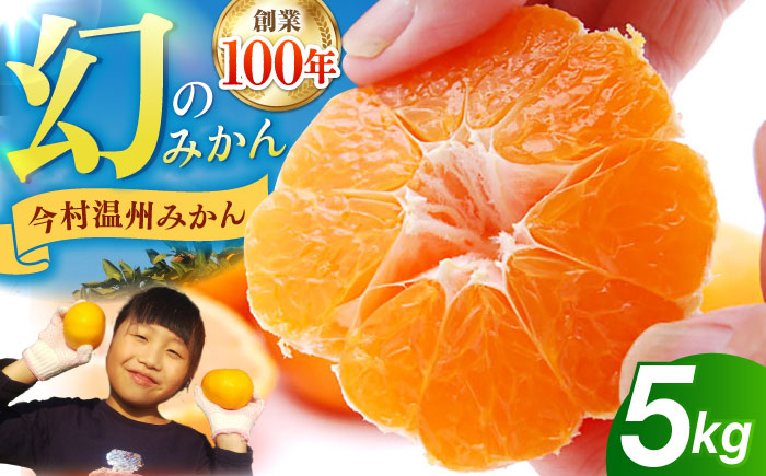 【先行予約】【2月～3月発送】幻のみかん タッチの甘熟「今村温州みかん」5kg 【夢の完熟みかん タッチ】 [HCE002]