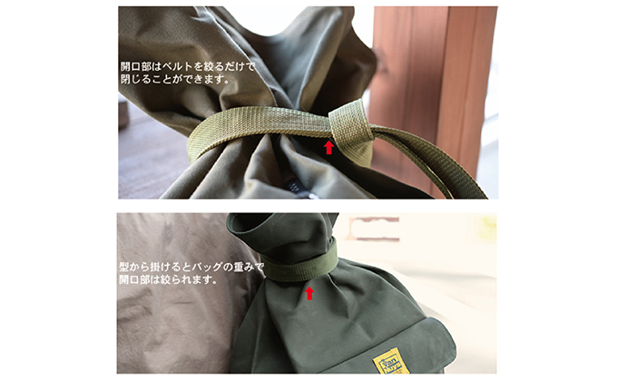 復刻版マタギバッグ『サブロー』／Lサイズ　バンナイズ 帆布 リュック バックパック 大容量 トラベル キャンプ 防災