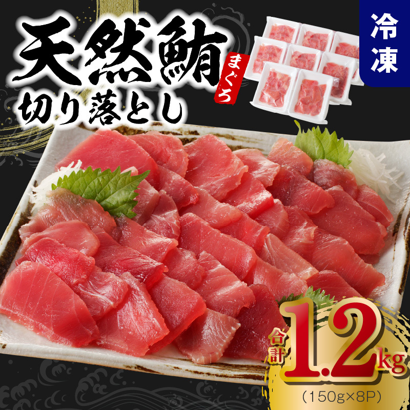 【家計応援】天然まぐろ 切り落とし 合計 1.2kg 小分け 150g×8P【訳あり サイズ不揃い 刺身 海鮮丼 鮪 まぐろ マグロ ユッケ 海鮮 ネギトロ 小分け ファミリー向け】 015B569
