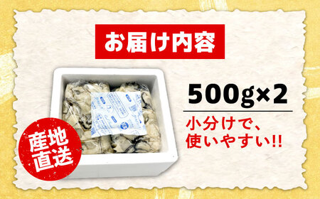 特選 牡蠣三昧！【生牡蠣】広島牡蠣　むき身1kg 人気 かき 広島 料理 簡単 レシピ 海鮮 ギフト 広島県産 江田島市/株式会社門林水産[XAO005]
