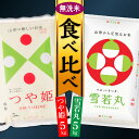 【ふるさと納税】【令和6年産】無洗米 山形県産 つや姫5kgと雪若丸5kg食べ比べセット(各5kg×1袋ずつ)