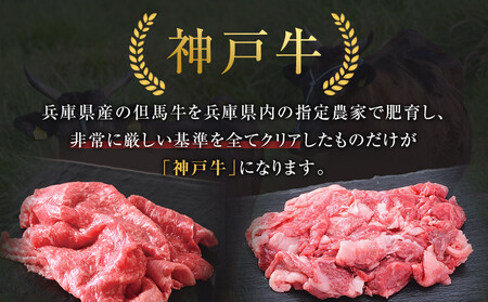 ＜神戸牛＞すき焼きセット　800g(赤身スライス200g×2P、切り落とし200g×2P)