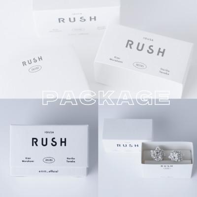 ふるさと納税 八代市 IGUSA RUSH ピアス【黒/BLACK】軽く柔らかな”いぐさ”のゆらゆらと揺れるアクセサリー |  | 03