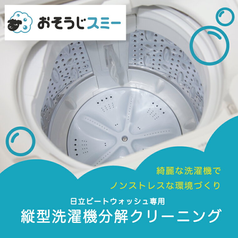 【ふるさと納税】【日立ビートウォッシュ】 【施工場所：柏市限定】 縦型洗濯機分解クリーニング チケット 縦置型 洗濯機クリーニング 洗濯機洗浄 日立 ビートウォッシュ