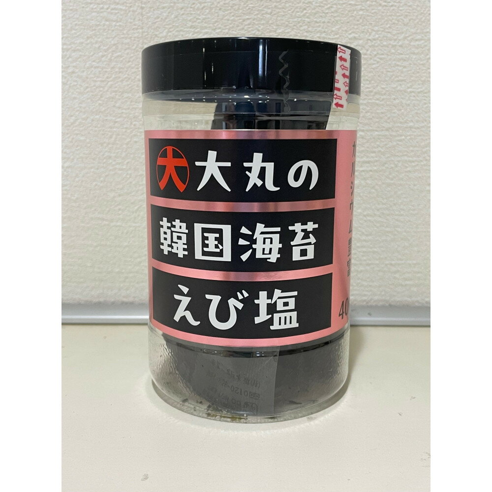 【ふるさと納税】＼年内発送／大丸の韓国海苔　えび塩×12個 | のり おつまみ 海苔スナック 旨味 焼き海苔 手軽 おやつ お取り寄せ 通販 広島市