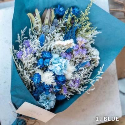 ふるさと納税 糸島市 ドライフラワースワッグMサイズ【BlueRoof/Anthology】[AXF007] |  | 01