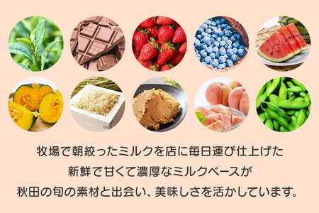 【あーまんパッケージA】ジェラート詰め合わせ（ミルク×2、いちご×2、サキホコレ×2、日本酒×2）各100g×8個