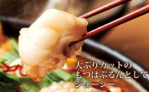 専門店の味をご家庭で♪博多もつ鍋　こく味噌味（1-2人前）【博多もつ鍋やまや】