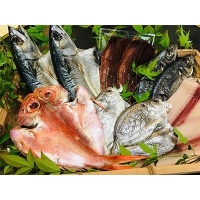 ふるさと納税 湯浅町 かね七商店　特選干物セット金目鯛入り(6種11枚)