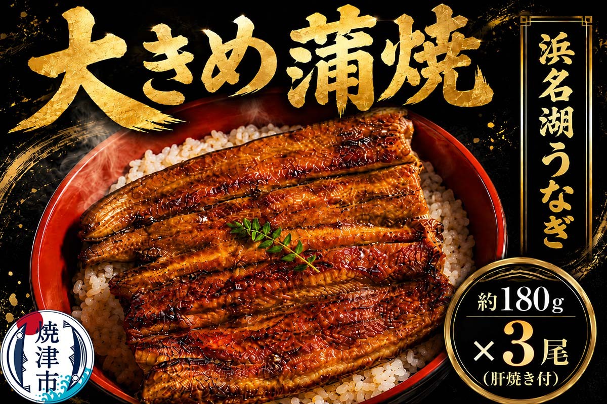 
                  a30-283　浜名湖うなぎ【特大】蒲焼3尾
                
