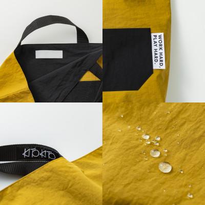 ふるさと納税 寝屋川市 KITOKITO 撥水ナイロンレッスンバッグ  1点【Mサイズ/ブラウン】 |  | 02