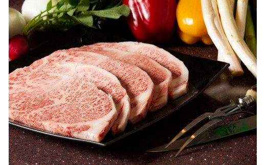 伊万里焼・佐賀牛ロースステーキ(200ｇ×5枚)セット D J505