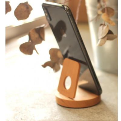 ふるさと納税 鯖江市 【Hacoa】汎用性高い木製スマートフォンスタンド　チェリー