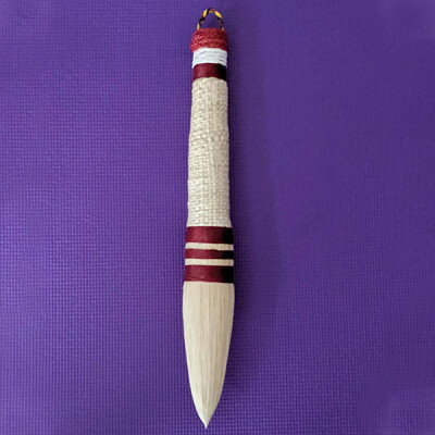 【ふるさと納税】琉球アダンの筆　穂先:18cm程度　筆軸:50cm【1394766】