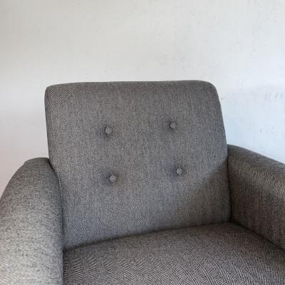 ふるさと納税 富田林市 Marguerite Sofa 1人掛け (マーガレットソファ) ヘリンボーン グレー【SWOF】 |  | 03