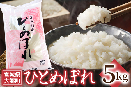 令和7年産 ひとめぼれ 5kg｜2025年 宮城産 大郷町 白米 米 コメ 精米 お米 こめ 新米 [0265]